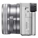 Sony A6400 + 16-50mm OSS (Silver) - (ILCE-6400L/S) - (α6400) - (Alpha 6400)