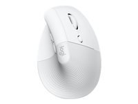 LOGITECH Lift for Mac Vertical Ergonomic Mouse - Off-White/Pale Gray