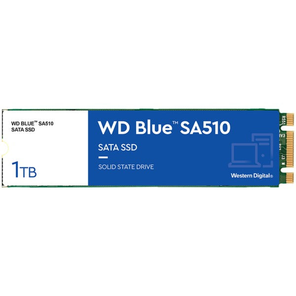 WD Blue SA510 1TB M.2 2280 SATA III Internal SSD - SDSSDA-1T00-G26