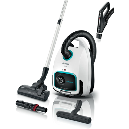 Bosch BGL6HYG1 Bagged Vacuum Cleaner, 600W, 4L Dust Capacity - White