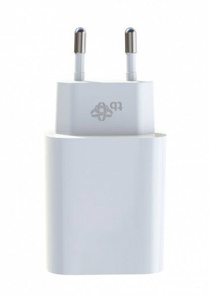 Universal 2x3A USB-C + USB-A Power Delivery Wall Charger - White