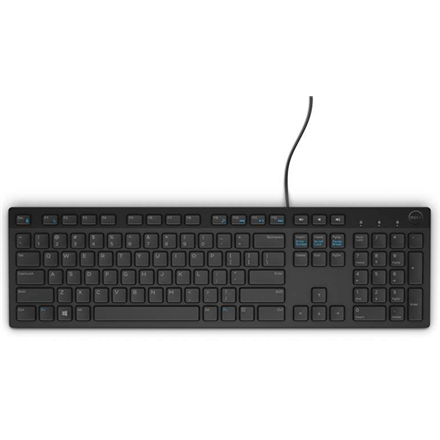 DELL KB216 Wired Keyboard - Black (English/Scandinavian Layout)