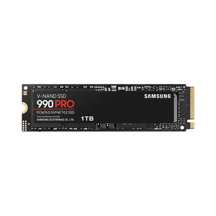 SAMSUNG 990 PRO SSD 1TB NVMe M.2 Drive - Up to 7450 MB/s Read