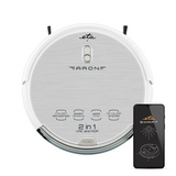 ETA Aron Robotic Vacuum Cleaner - Dry - 120 min Runtime - 0.3L Dust Capacity - White (ETA351290000)