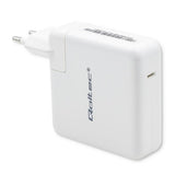 QOLTEC 50766 GaN ULTRA 65W Dual Port Charger - USB-C PD & USB-A - Black