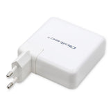 QOLTEC 51710 GaN Fast 108W USB-C Power Charger - White