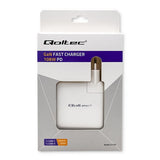 QOLTEC 51710 GaN Fast 108W USB-C Power Charger - White