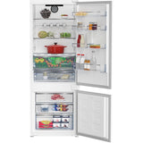 BEKO B5RCNA405HXBR1 No Frost Combi Refrigerator - 203.5cm Height, 249L Fridge Capacity, Class D