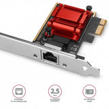 AXAGON PCEE-G25 2.5 Gigabit PCI-Express Network Card with PXE Support