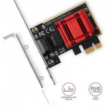 AXAGON PCEE-G25 2.5 Gigabit PCI-Express Network Card with PXE Support