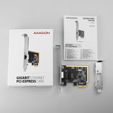 AXAGON PCEE-GRF Gigabit Ethernet PCI-Express Network Card - Realtek Chipset