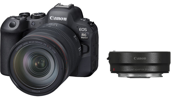 Canon EOS R6 Mark II + RF 24-105mm f/4L IS USM + Mount Adapter EF-EOS R