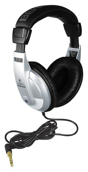 Behringer HPM1000 Wired Headphones - Black & Silver (with/without Microphone options)