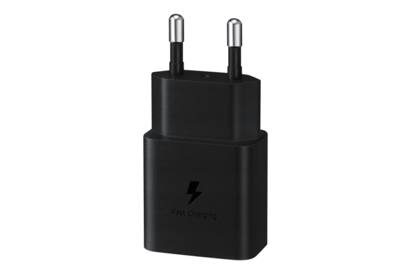 SAMSUNG 15W USB-C Power Adapter - Black (Without Cable)