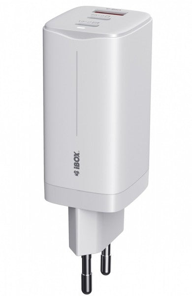 IBOX C-65 PD65W GaN Universal USB-C Charger - White