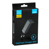 IBOX C-65 PD65W GaN Universal USB-C Charger - Black