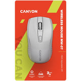 CANYON MW-7 Wireless Mouse - 2.4GHz, 6 Buttons, 1600 DPI, White