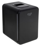 Adler AD 8085 Mini Refrigerator with Mirror - 4L Capacity, White
