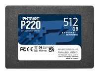 PATRIOT P220 512GB SATA III SSD - 550/500MB/s