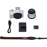 Camera EOS R50 WHT +RF-S 18-45 IS STM 5812C013
