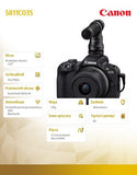 Camera EOS R50 BK+RF-S 18-45 CREATOR KIT 5811C035