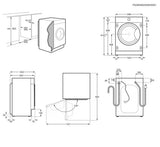 EW8F348SCI Electrolux PerfectCare 800 Front Load Washing Machine
