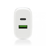 Charger 25W USB-C PD PPS & USB Quick Charge 3.0 Wall Charger - White