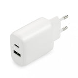Charger 25W USB-C PD PPS & USB Quick Charge 3.0 Wall Charger - White