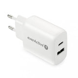 Charger 25W USB-C PD PPS & USB Quick Charge 3.0 Wall Charger - White