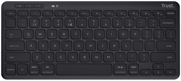 Trust Lyra Compact Multi-Device Wireless Keyboard - Eco-Friendly Design