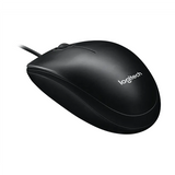 Logitech M100 Wired Optical Mouse - Black