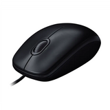 Logitech M100 Wired Optical Mouse - Black