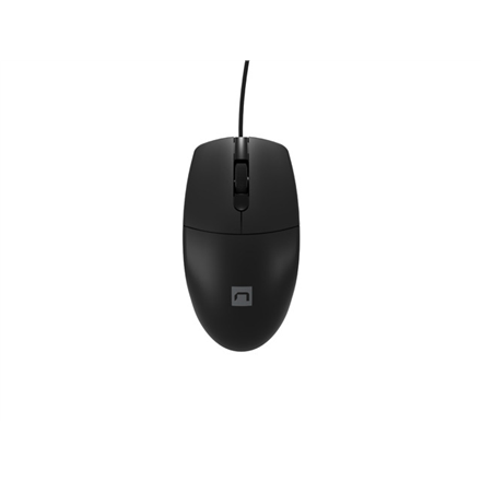 Natec Ruff Plus Wired Optical Mouse - Black
