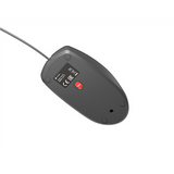 Natec Ruff Plus Wired Optical Mouse - Black