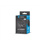 Natec Ruff Plus Wired Optical Mouse - Black