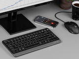 A4TECH FSTYLER FBK11 Multi-Mode Wireless Keyboard - Black & Gray
