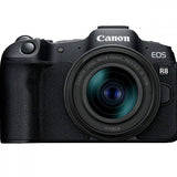 Canon - EOS R8 Body + RF 24-50mm F4.5-6.3 IS STM (AIP) - Megapixel 24.2 MP - Image stabilizer - ISO sensitivity (max) 102400 - Display diagonal 3 " - Wi-Fi - ...