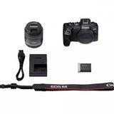 Canon - EOS R8 Body + RF 24-50mm F4.5-6.3 IS STM (AIP) - Megapixel 24.2 MP - Image stabilizer - ISO sensitivity (max) 102400 - Display diagonal 3 " - Wi-Fi - ...