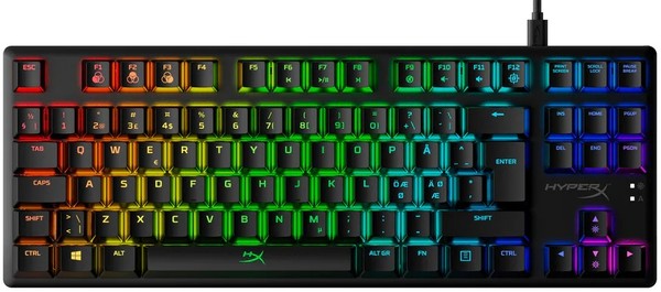 HP HyperX Alloy Origins Core PBT HX Blue Mechanical Gaming Keyboard - US Layout