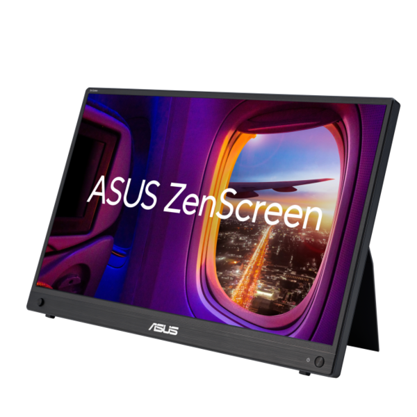 Asus ZenScreen MB16AHG portable monitor — 16 inch (15.6 inch viewable) FHD (1920 x 1080), IPS, 144Hz, USB-C, Mini-HDMI, Freesync Premium™, Ergo kickstand, Tr...