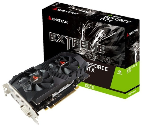BIOSTAR NVIDIA GeForce GTX 1050 TI 4GB GDDR5 Graphics Card