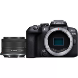 Canon EOS R50 + RF-S 18-45mm f/4.5-6.3 IS STM + Mount Adapter EF-EOS R (Black)