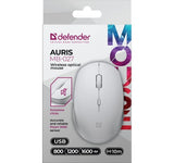Wireless mouse silent click AURIS MB-027 800/1200/1600 DPI white