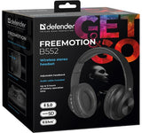DEFENDER FREEMOTION B552 Bluetooth Headphones with Microphone - Black