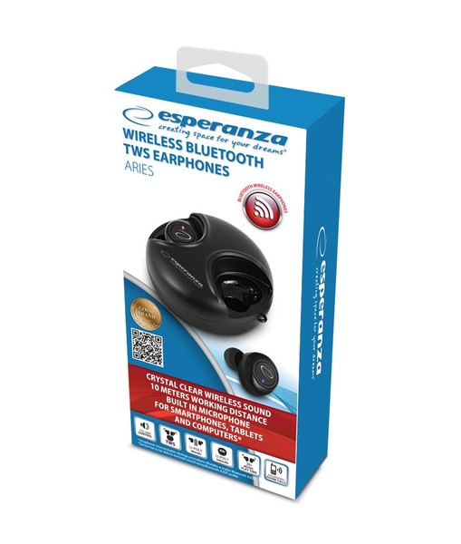 Esperanza EH228K Headphone/Headset Wireless In-Ear Call/Music Micro USB Bluetooth Black