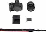 Canon EOS R100 + 18-45mm, black