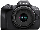 Canon EOS R100 + 18-45 + 55-210mm, black
