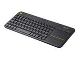 LOGITECH K400 Plus Wireless Touch Keyboard - Black (US Layout)