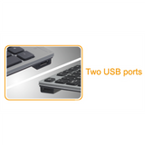 A4Tech KV-300H Wired USB Keyboard - Black (US Layout)