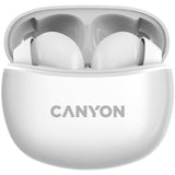 CANYON headphones EPM-01 Mic 1.2m White